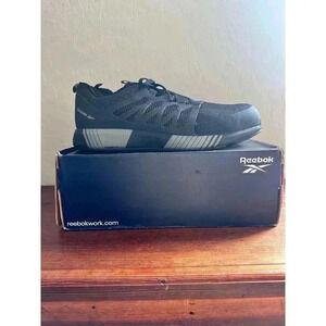 Reebok Mens Fusion Flexweave Work Shoes Black Size 16M